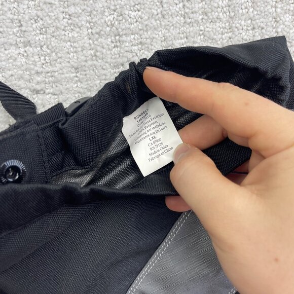 Louis Garneau Heavy-duty Rundell Gaiters High Black / Gray Sz L / XL Hiking - Picture 8 of 9